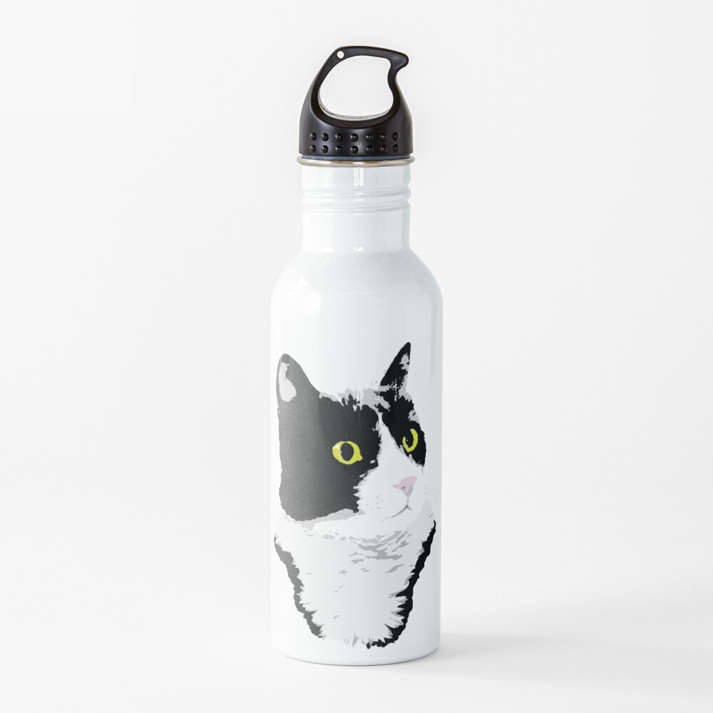 Regal Tuxedo Kitty Water Bottle