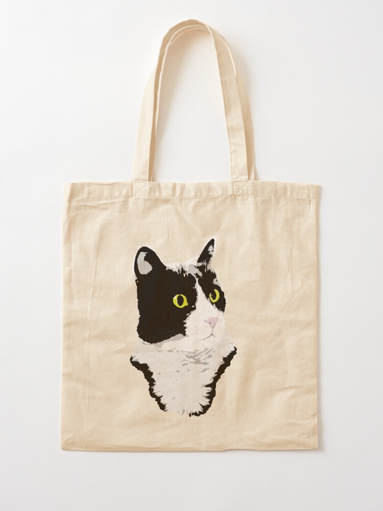 Alternate view of Regal Tuxedo Kitty Tote Bag