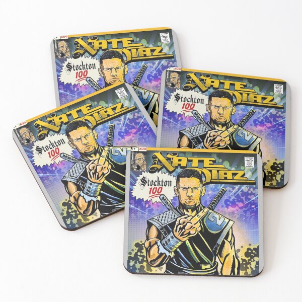 Item preview, Nate Diaz "MMA Samurai" Comic Book Cover designed and sold by Combat Design.