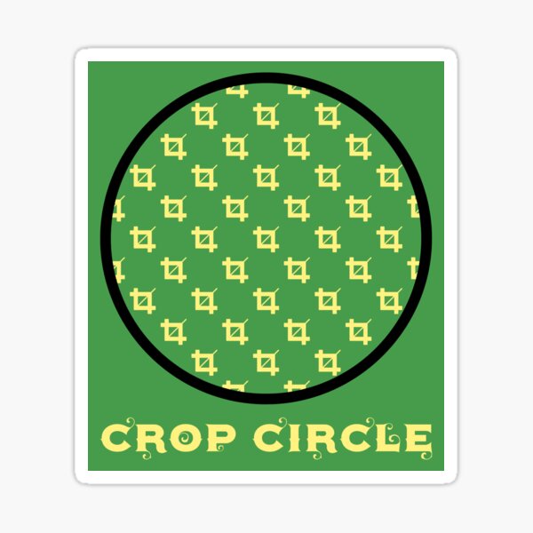 Crop Icon Circle (Version 1) Sticker
