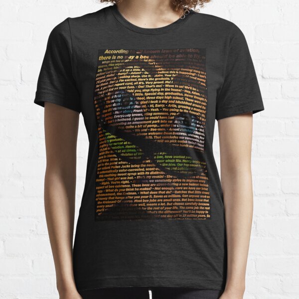 bee movie script ( you can read it) high quality Essential T-Shirt