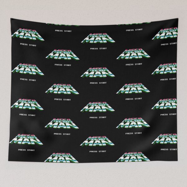Item preview, MEGAMAN TITLE SCREEN designed and sold by PIXLTEES.