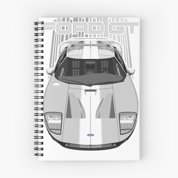 Item preview, Ford GT-2005-2006-silver and white designed and sold by V8social.