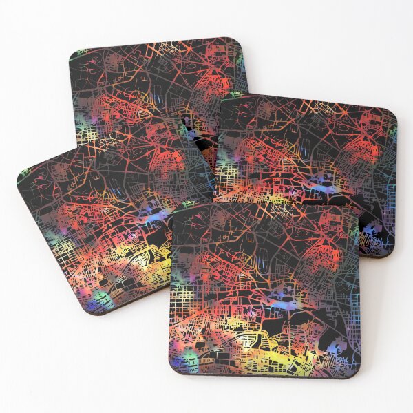 Item preview, Bangalore India City Street Map Dark Mode designed and sold by map-lover.