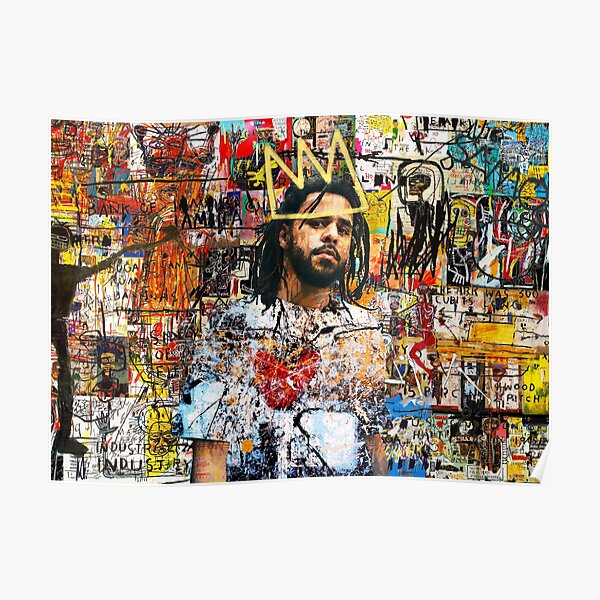 J Cole Portrait Poster