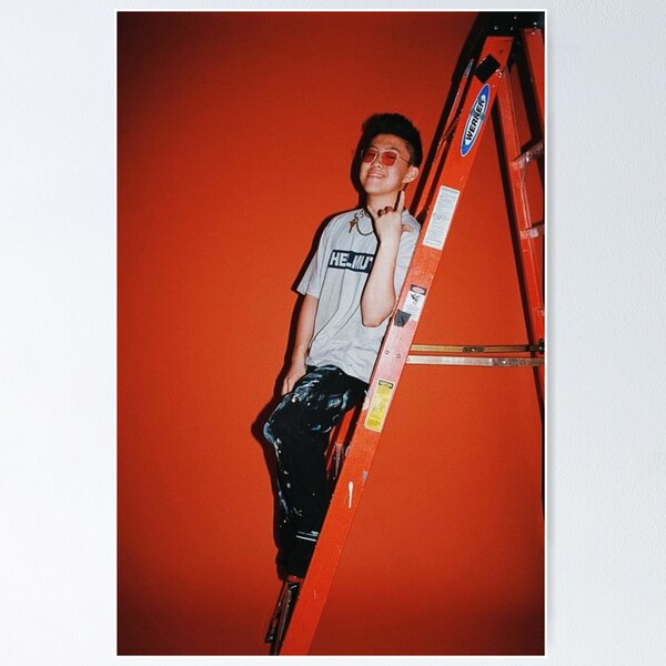 Item preview, Rich Brian on a ladder designed and sold by TheGravHouse.
