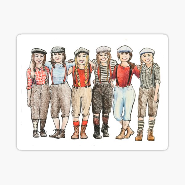 Item preview, Cute female newsies designed and sold by jennaleecalvin.