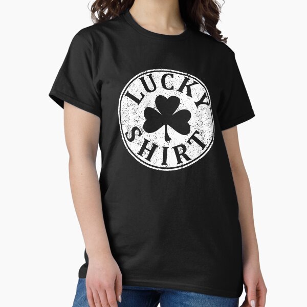 Vista previa del artículo con la obra «Lucky design White St Patricks Day Vintage Producto apenado», diseñado y vendido por tronictees.