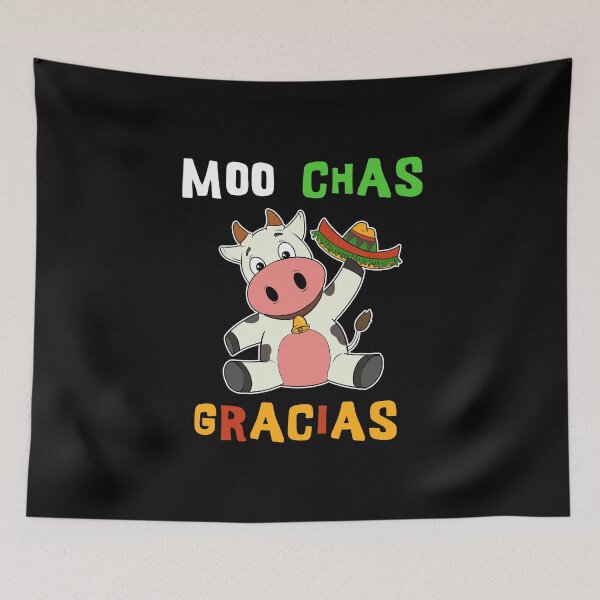 Item preview, Gracioso Moo Chas Gracias Cinco De Mayo vaca gráfico designed and sold by tronictees.