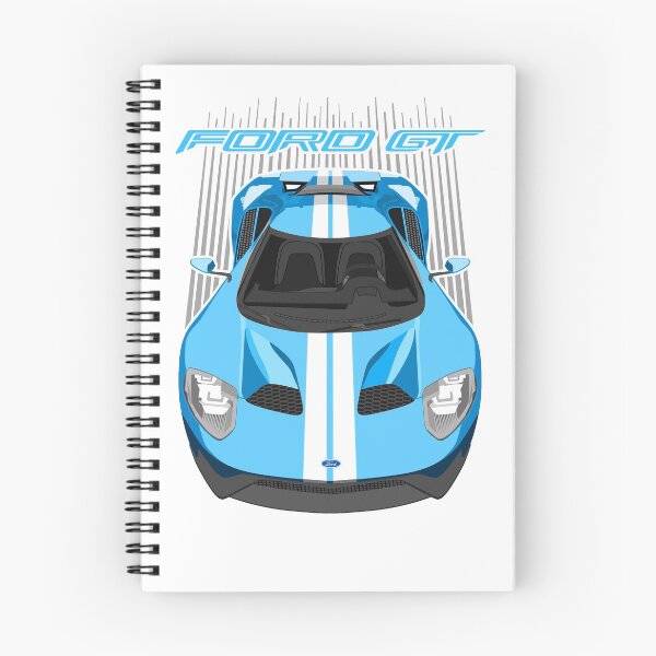 Item preview, Ford GT- Riviera blue and white  designed and sold by V8social.