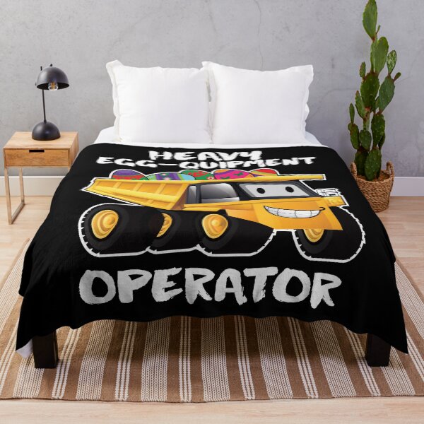 Item preview, Cute Heavy Egg-quipment Operator Dump Truck Easter graphic designed and sold by tronictees.