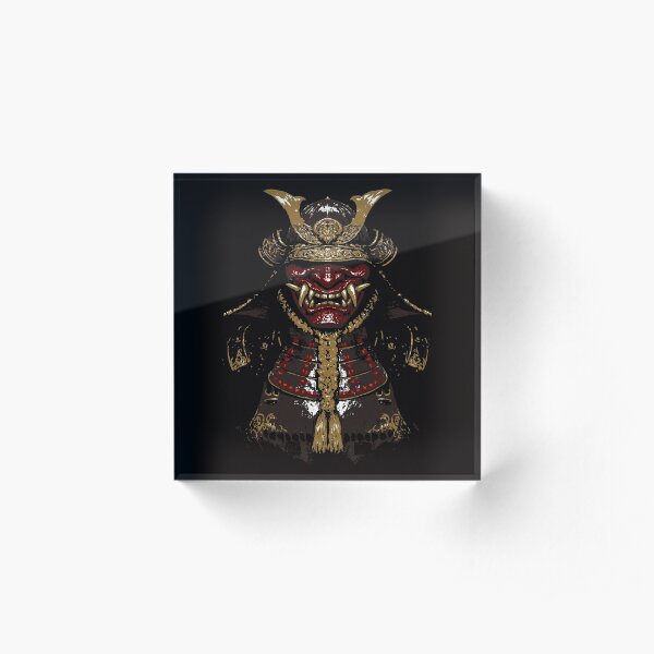 Oni Samurai Acrylic Block