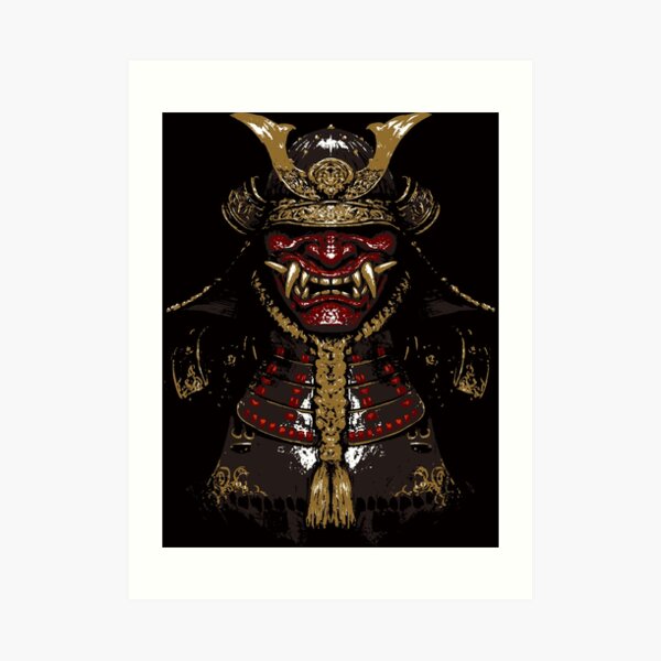 Oni Samurai Art Print