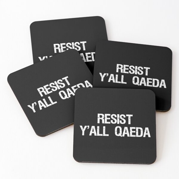 Item preview, Resist Y'all Qaeda Funny Anti-Trump designed and sold by Cat Lady Designs.