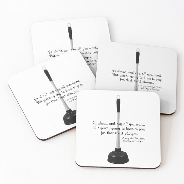 Item preview, Crying toilet plunger, the good place designed and sold by Katie Roberts.