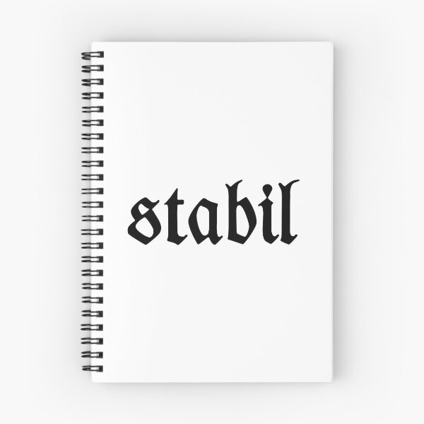Item preview, "stabil" Schriftzug - mittelalterliche Schrift designed and sold by Dator.