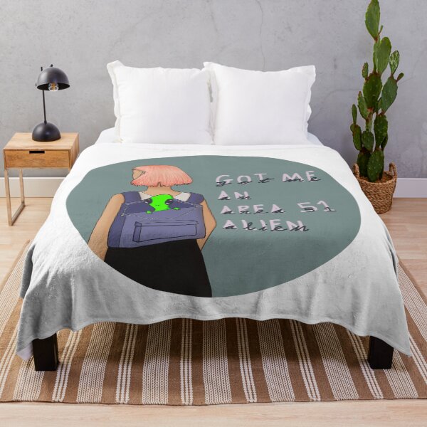 Item preview, 'Got Me An Area 51 Alien' - Area 51 Raid Meme Inspired Design designed and sold by AdelinePurdy.