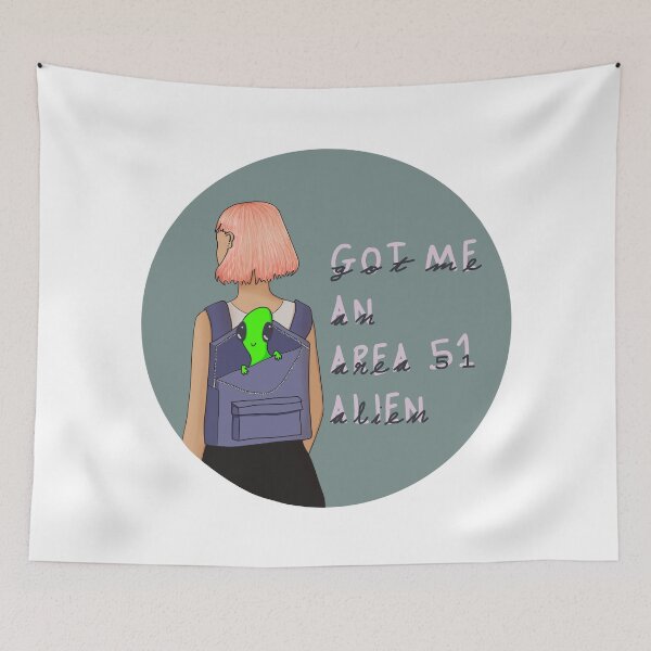 Item preview, 'Got Me An Area 51 Alien' - Area 51 Raid Meme Inspired Design designed and sold by AdelinePurdy.