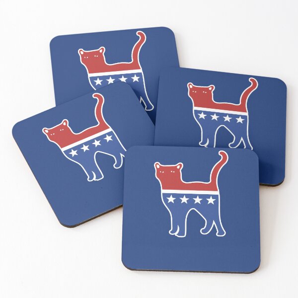 Item preview, USA cat party designed and sold by FrictionMaxxing.