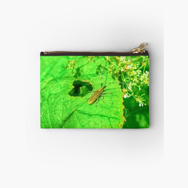 Item preview, Golden Bloomed Grey Longhorn Beetle designed and sold by Vincent J. Newman.