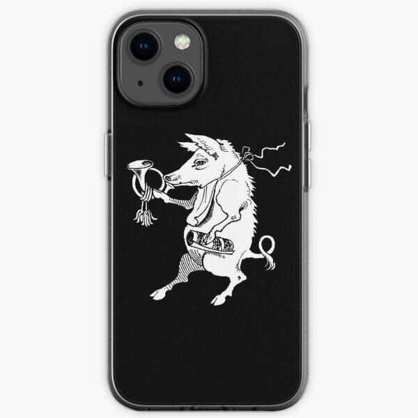 Pig Playing Trumpet iPhone Soft Case