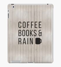 Coffee Books & Rain iPad Case/Skin