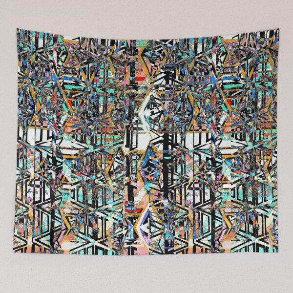 Item preview, 1980's Style Bold and Abstract Pattern designed and sold by BlueVisionInk.