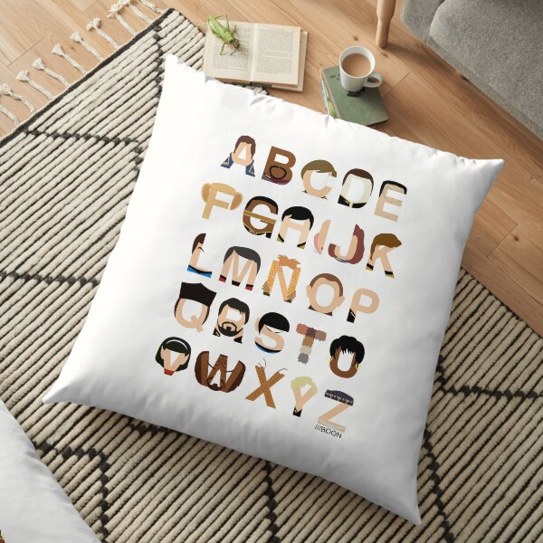 Star Trek Alphabet Floor Pillow