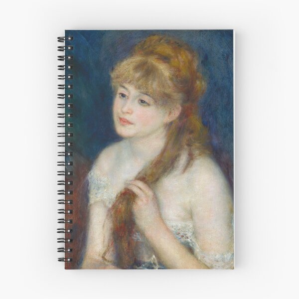 Item preview, Young Woman Braiding Her Hair by Pierre Auguste Renoir designed and sold by chillchar1234.