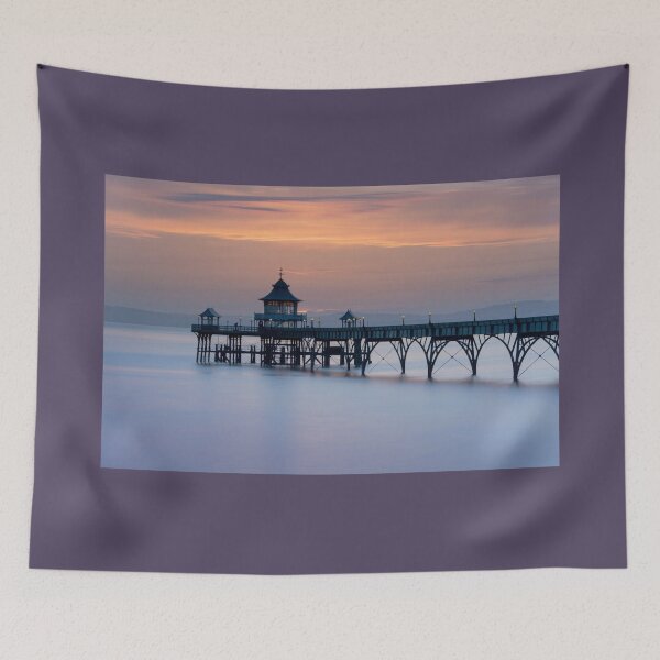 Item preview, Clevedon Pier Sunset designed and sold by Carolyn Eaton.