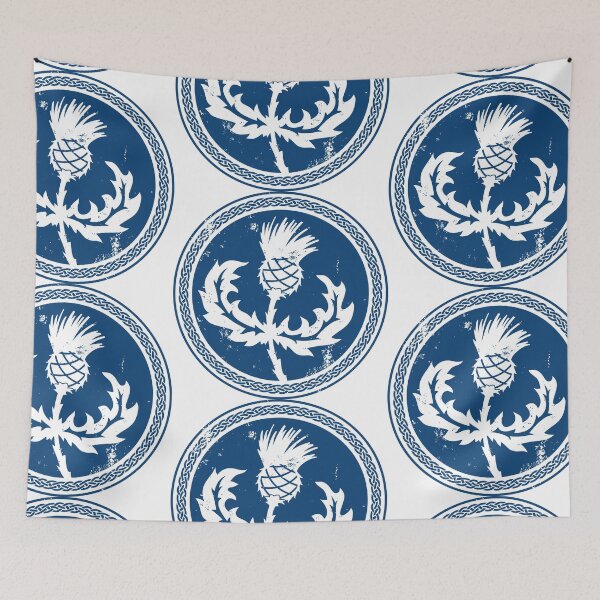 Item preview, Thistle & Braid - Blue designed and sold by travbos.