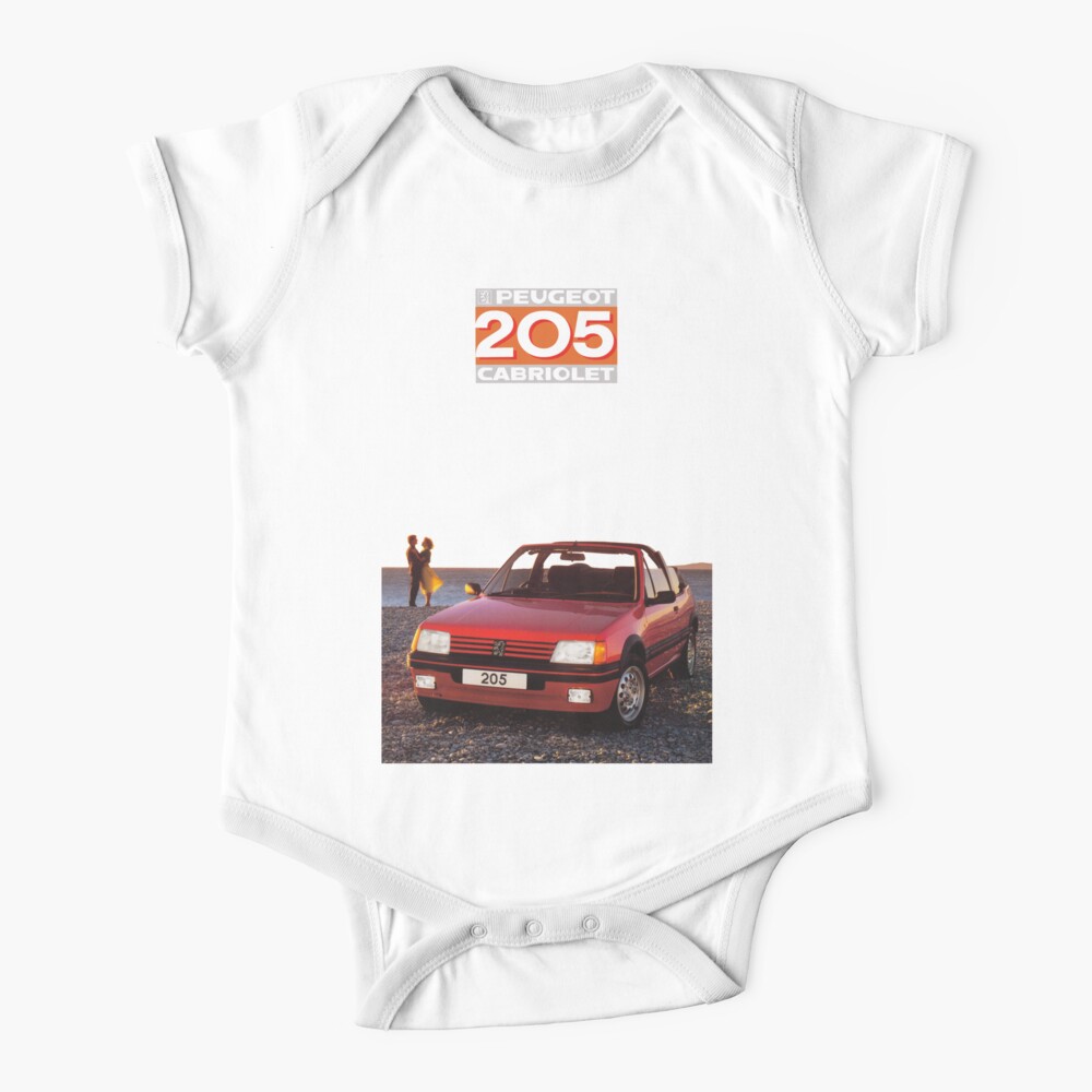 Peugeot 5 Cabriolet Gti Cti Baby One Piece By Throwbackmotors Redbubble