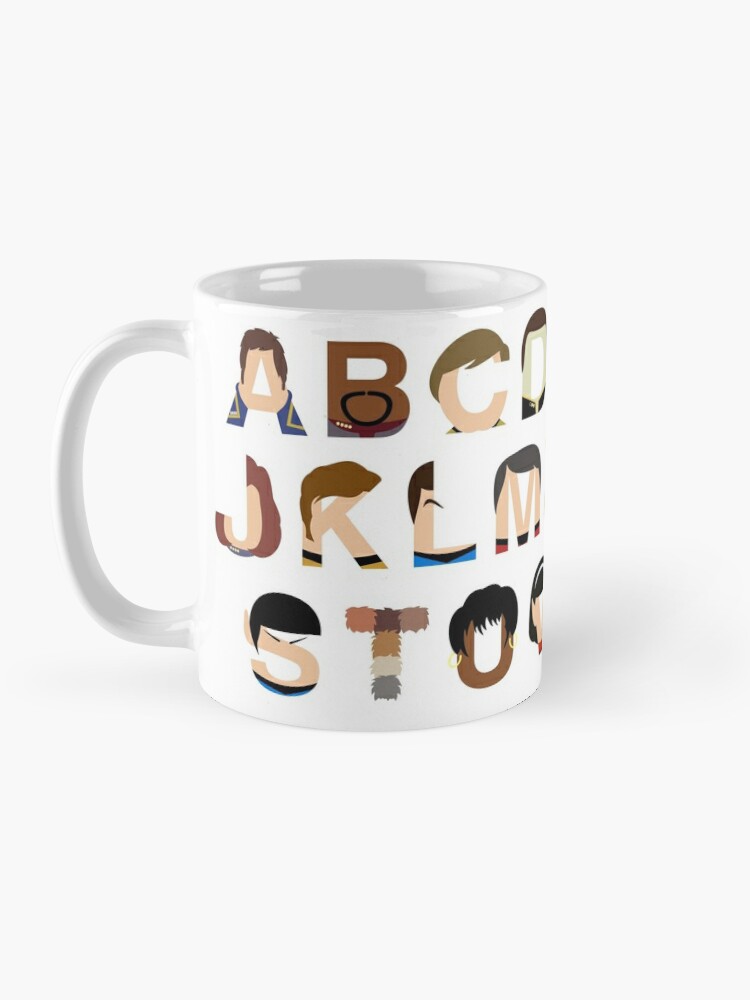 Discover Star Trek Alphabet Coffee Mugs