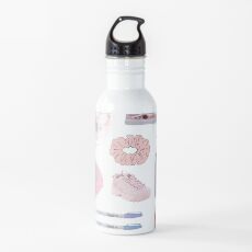 vsco girl pastel pink sticker pack Water Bottle