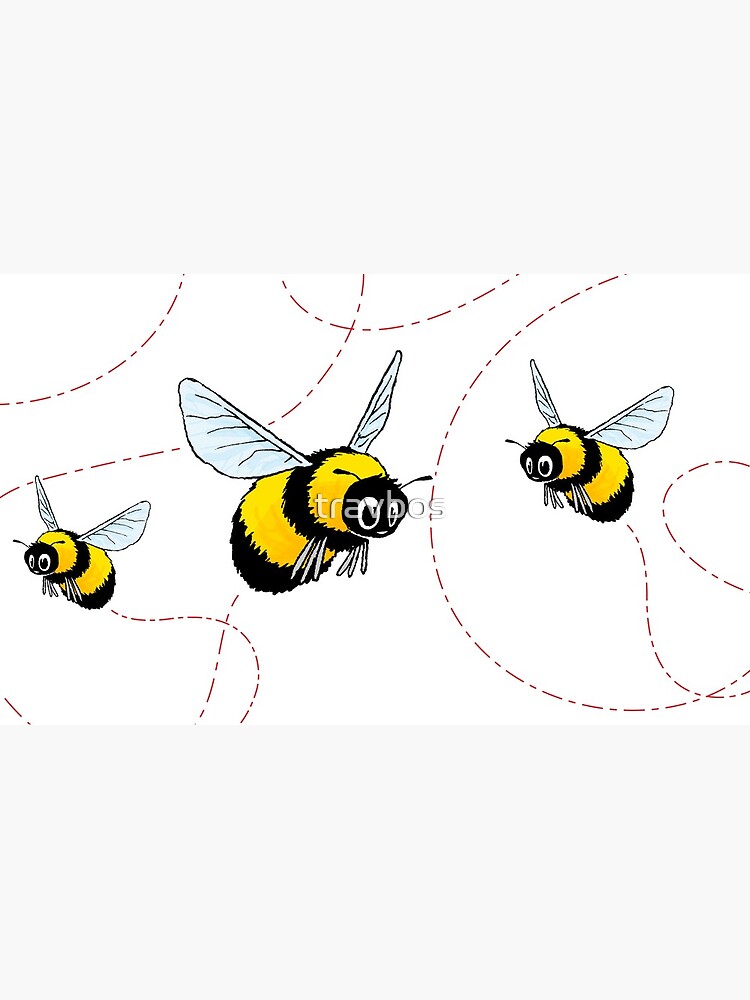Thumbnail 6 of 6, Coffee Mug, Happily Bumbling Bumble Bee designed and sold by travbos.