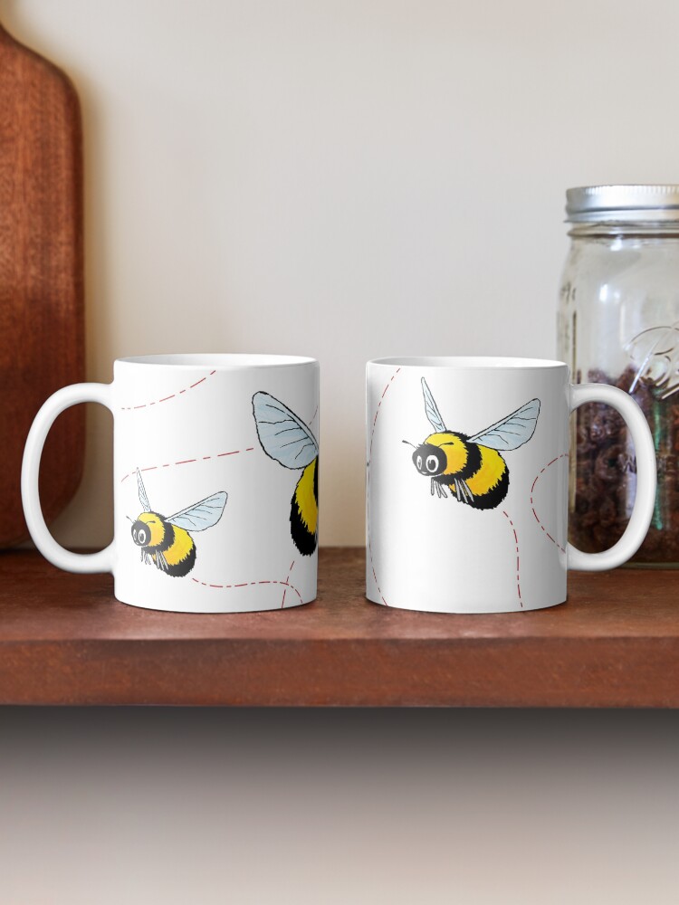 Thumbnail 2 of 6, Coffee Mug, Happily Bumbling Bumble Bee designed and sold by travbos.