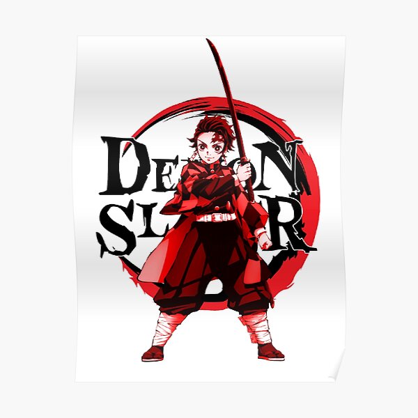 Tanjiro Sword Posters Redbubble - nezuko roblox decal