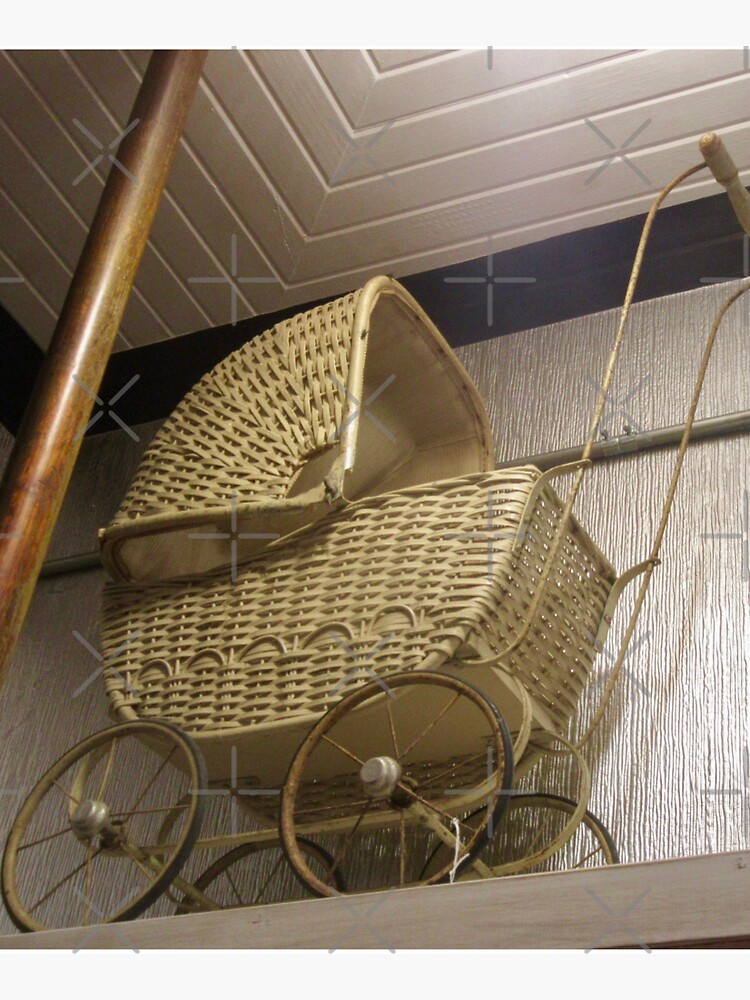 Wicker baby outlet carriage