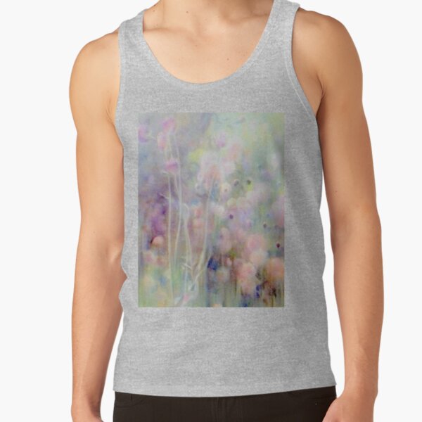 Pale Pastel Blossom Tank Top