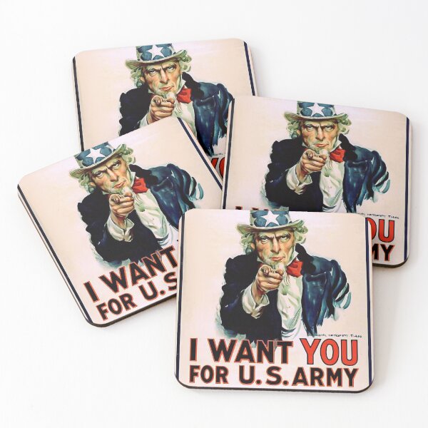 Item preview, I Want You for U.S Army  designed and sold by Nora Gad.