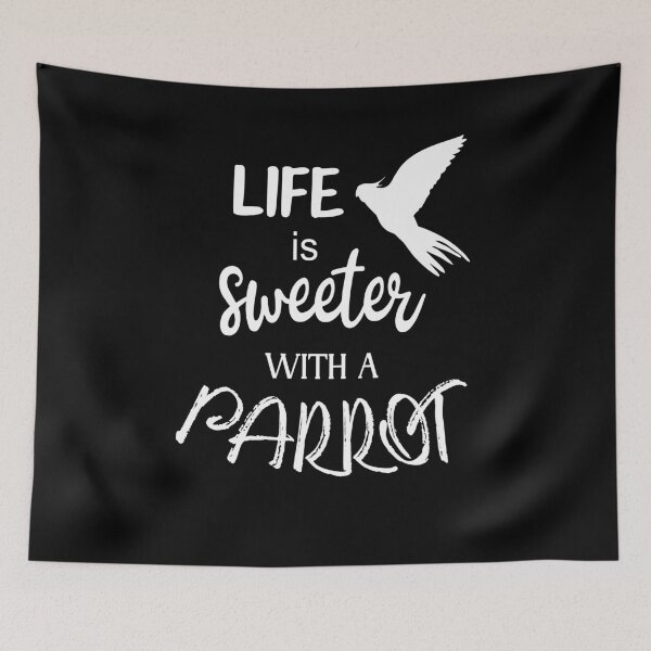 Item preview, life is sweeter with a parrot cockatiel designed and sold by FandomizedRose.