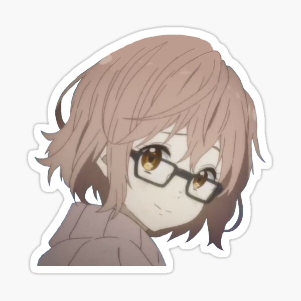 Mirai Kuriyama Bunny - Kyoukai no Kanata Sticker for Sale by Awesomedeer