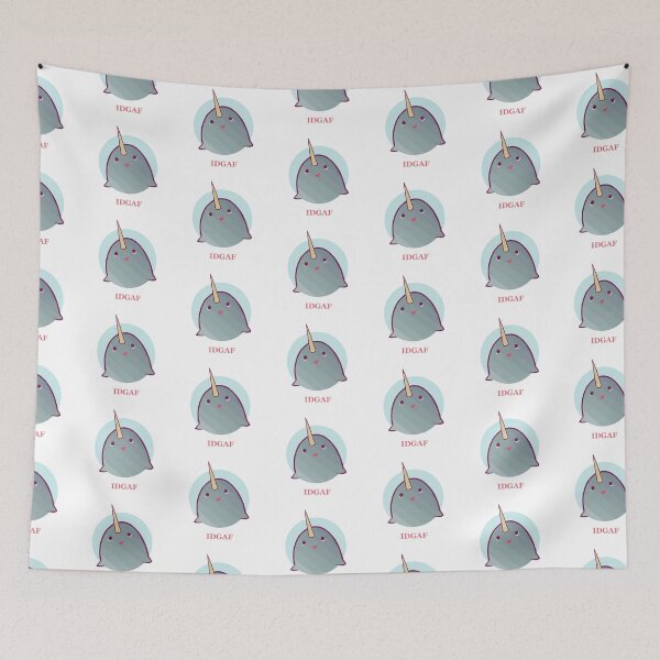 Item preview, IDGAF Narwhal designed and sold by awkaffections.
