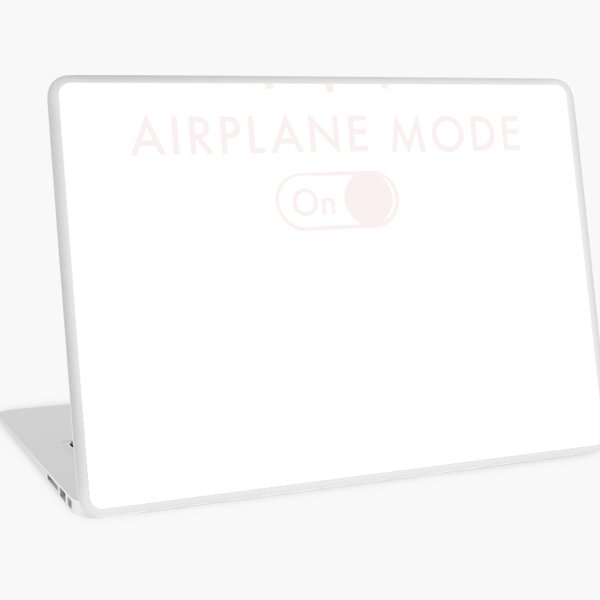Air Plane Mode Laptop Skin By Creativeunds Redbubble - roblox picture decal ids logan paul