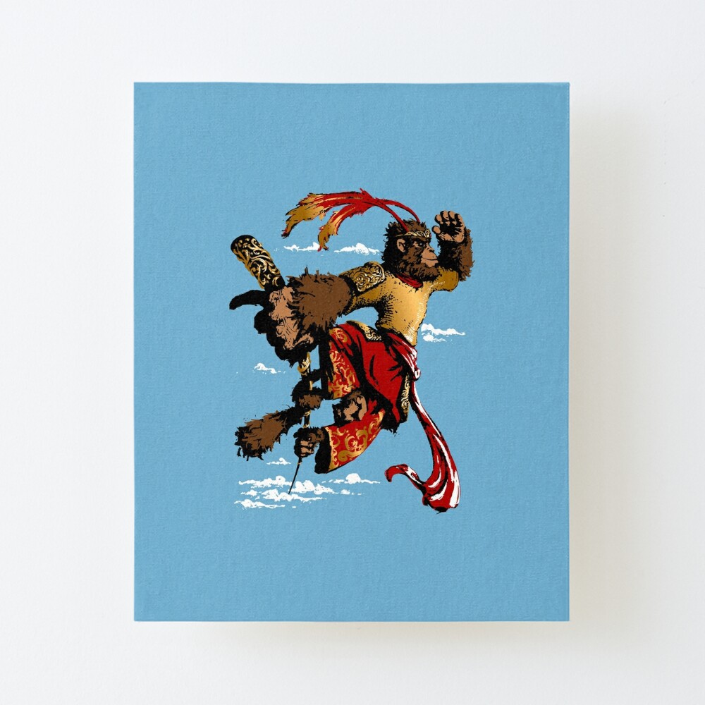 Sun Wukong Monkey King Art Board Print By Roguesapparel Redbubble