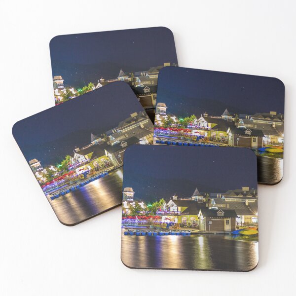 Item preview, Blue Mountain Village at night designed and sold by John Velocci.