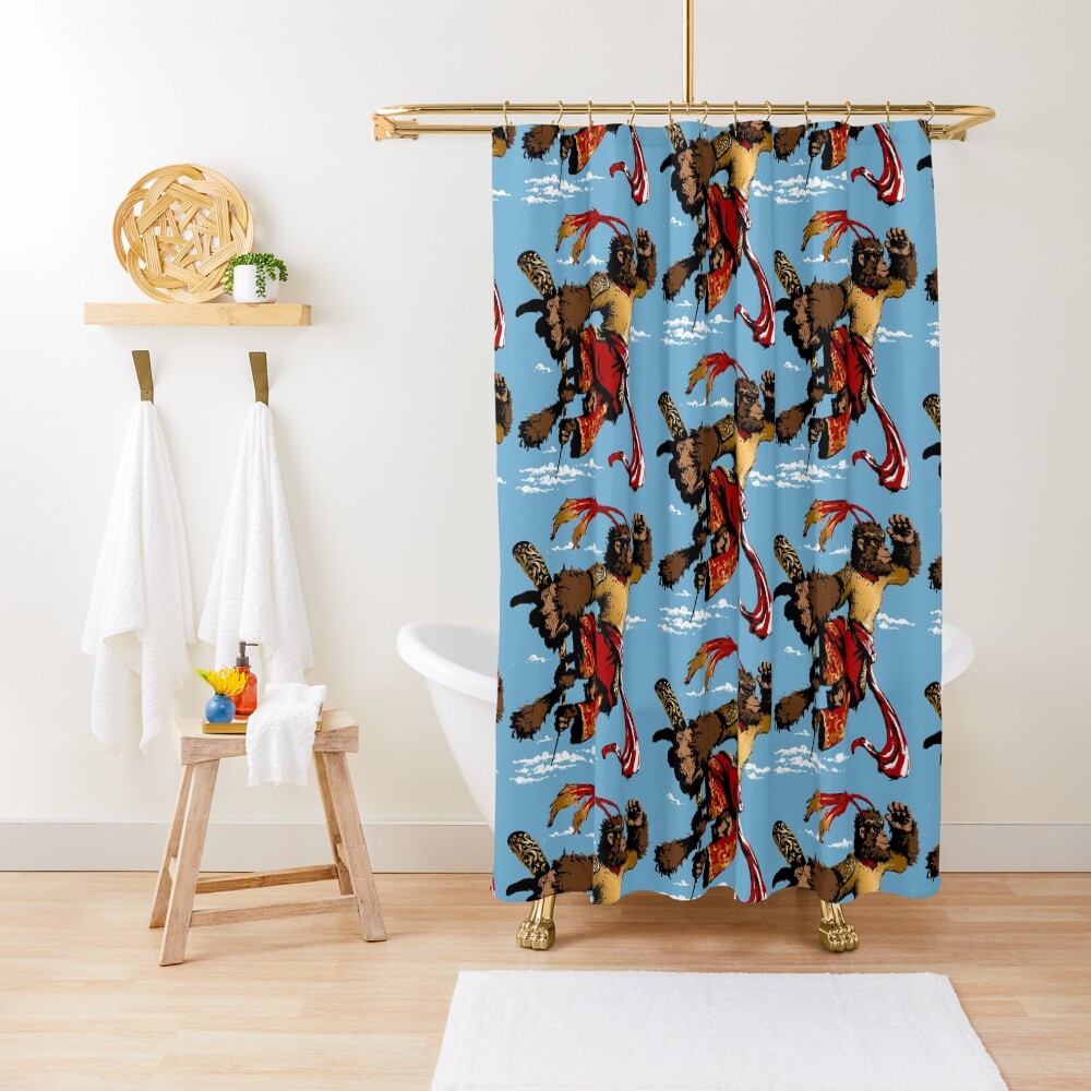 Sun Wukong-Monkey King Shower Curtain