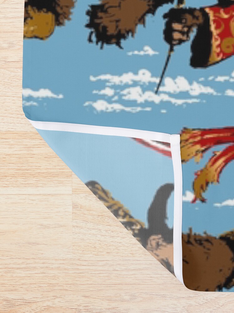 Alternate view of Sun Wukong-Monkey King Shower Curtain