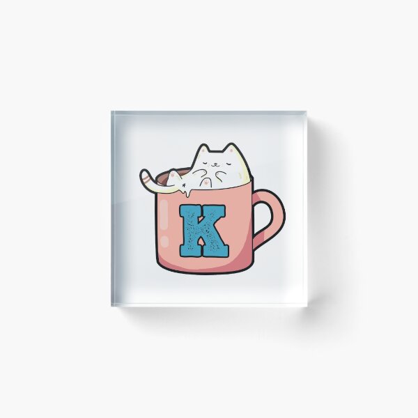 Item preview, Monogram K Pawfee Break designed and sold by kidsmonogram2.
