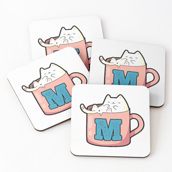 Item preview, Monogram M Pawfee Break designed and sold by kidsmonogram2.